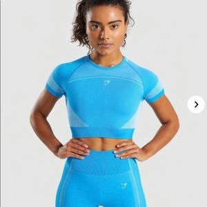 GYMSHARK ultra seamless crop top MEDIUM